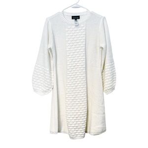 Isabel & Nina Midi Sweater Dress Knit Texture Medium